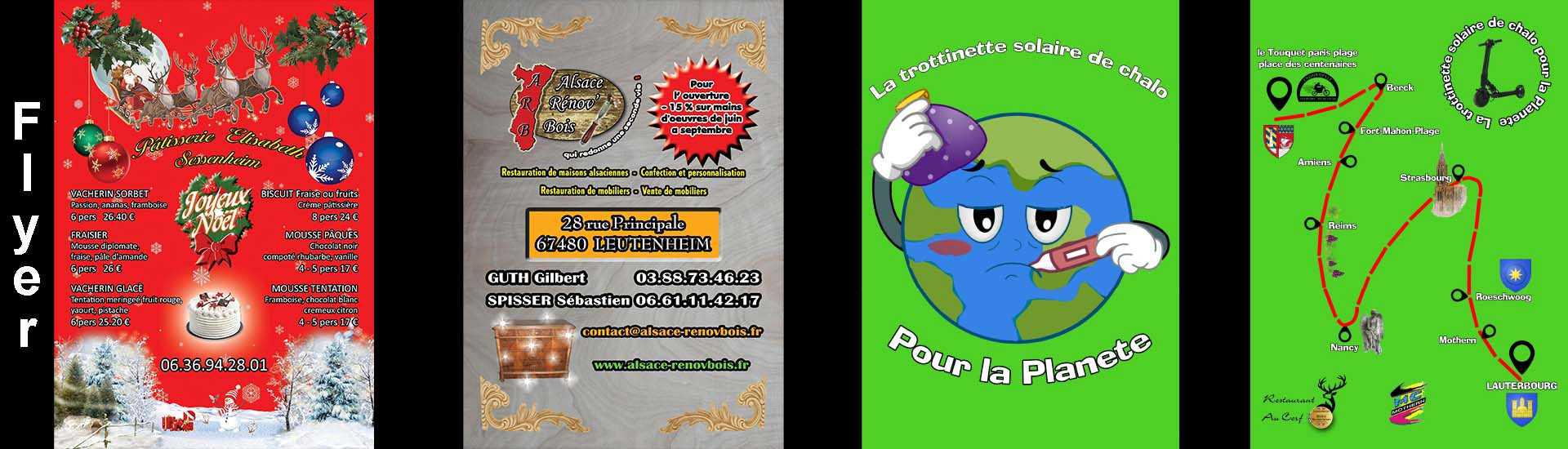 Création graphique Flyer