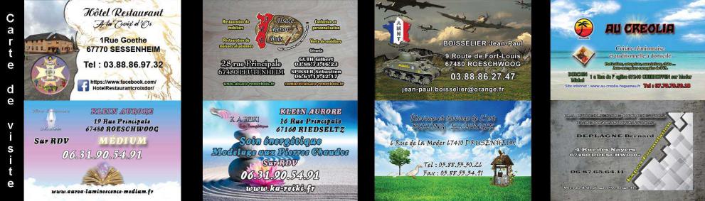 Création graphique de carte de visite