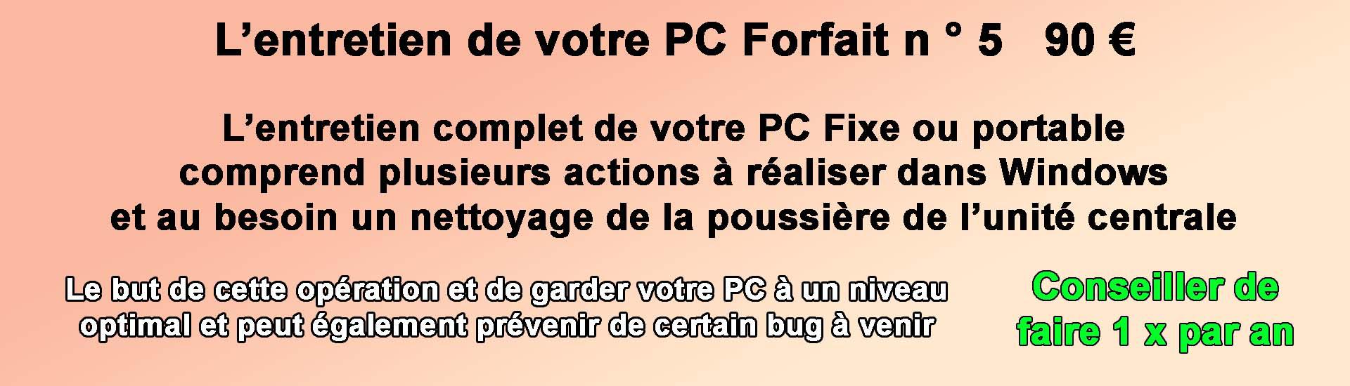 L'entretien de votre PC