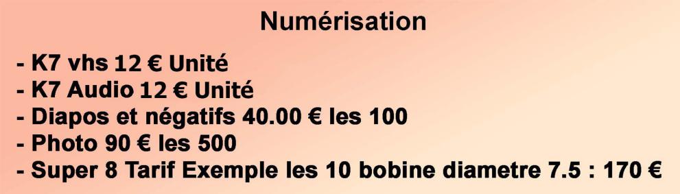 Numérisation de cassette vidéo, mini dv, hi8 etc ... 