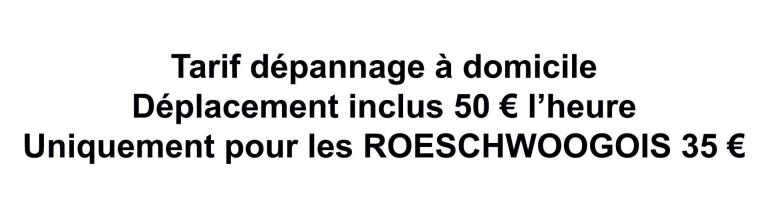 Déplacement à domicile