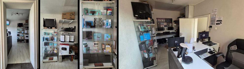 L'entrée du magasin EDPC