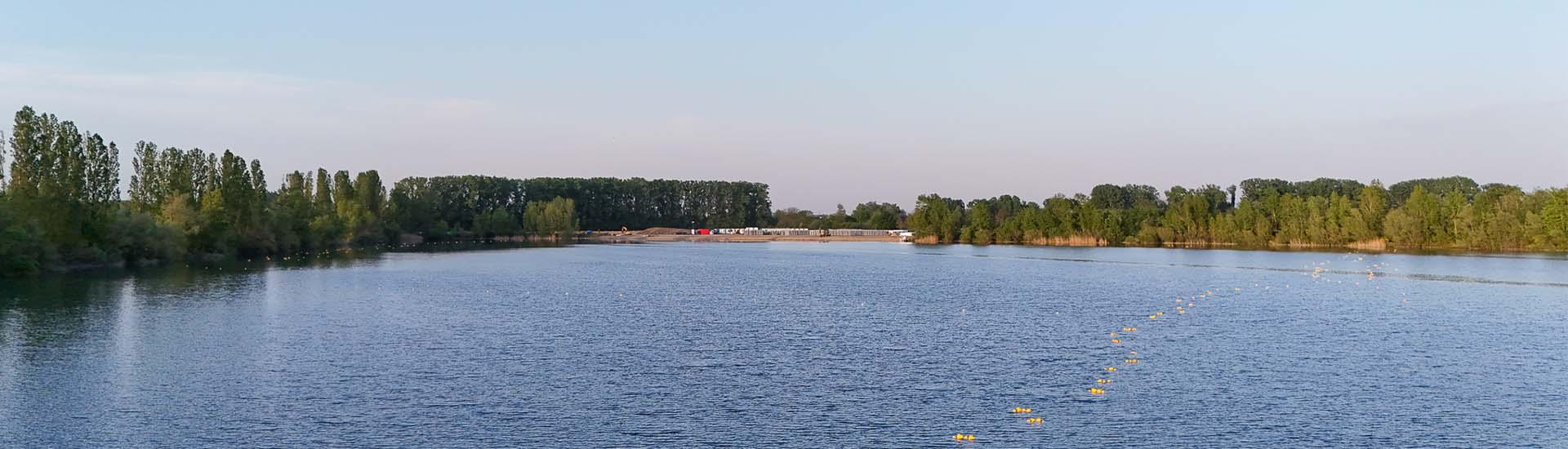 Vu sur de la gravière de leutenheim côté Roppenheim