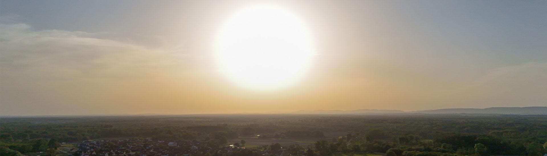 Coucher de soleil à Leutenheim